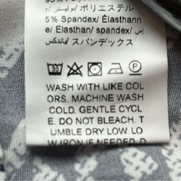 Shein Women's Wide Leg Loose Pants Pull On Navy Blue/White Size 1XL - Picture 4 of 8